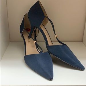 Ann Marino by Bettye muller navy kitten heals